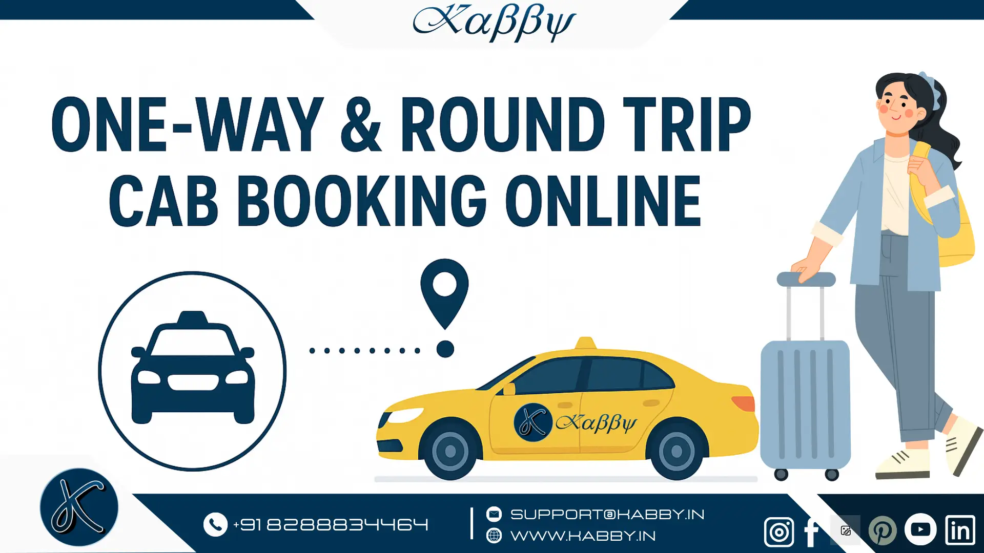 One-way and round trip cab booking