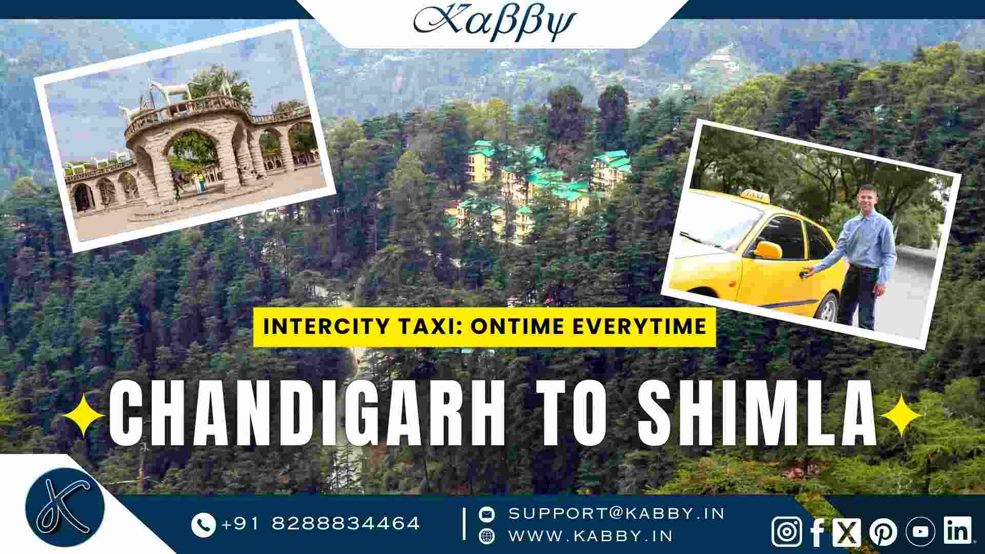 Chandigarh to Shimla Taxi